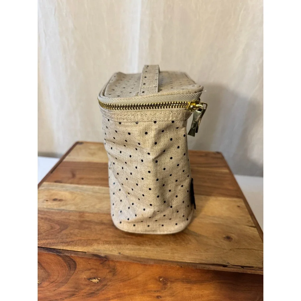 Kate Spade Lunch Bag Womens OS Beige‎ Polka Dot Excellent Out To Lunch Tote